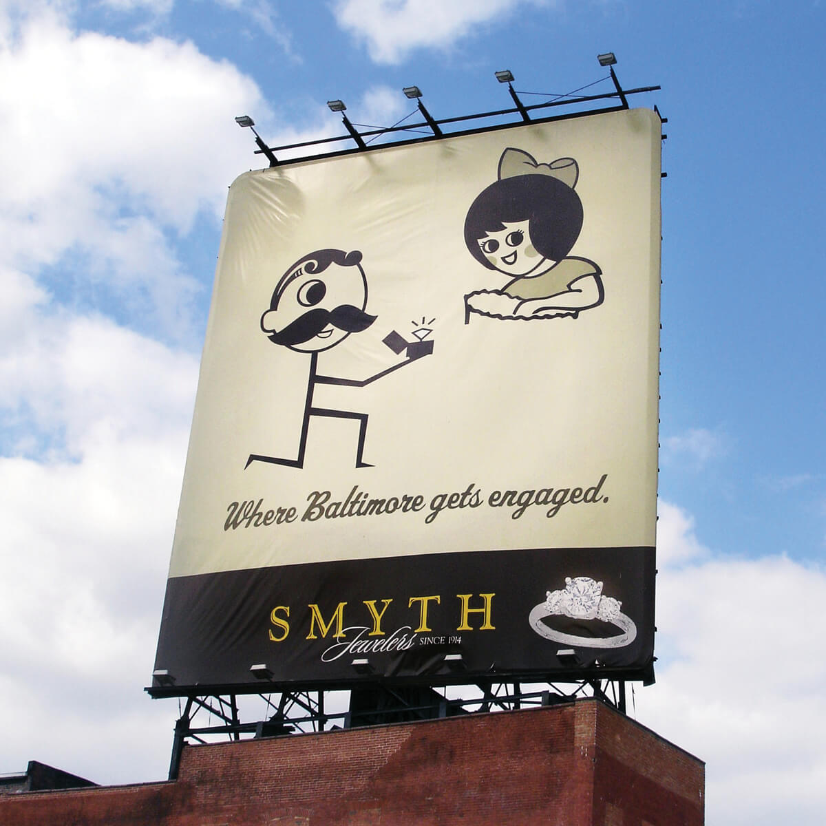 Smyth Mr. Boh and UTZ Girl Proposal Billboard